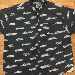 Fast & Furious‎ x RSVLTS Men’s 4XL Kunuflex AOP Universal Studios Button Shirt